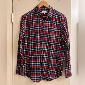 Flannel Croft & Borrow Button Down Shirt Men’s Medium‎ M Soft